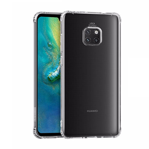 Custodia Silicone Trasparente Ultra Sottile Morbida K02 per Huawei Mate 20 Pro Chiaro