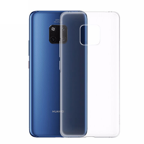 Custodia Silicone Trasparente Ultra Sottile Morbida K03 per Huawei Mate 20 Pro Chiaro