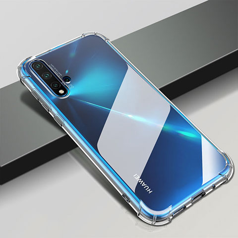 Custodia Silicone Trasparente Ultra Sottile Morbida K05 per Huawei P20 Lite (2019) Chiaro