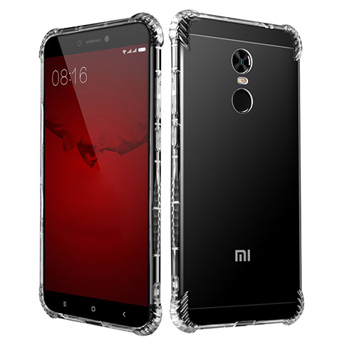 Custodia Silicone Trasparente Ultra Sottile Morbida Q02 per Xiaomi Redmi Note 4 Standard Edition Chiaro