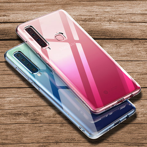 Custodia Silicone Trasparente Ultra Sottile Morbida T02 per Samsung Galaxy A9s Chiaro