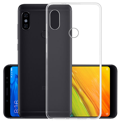 Custodia Silicone Trasparente Ultra Sottile Morbida T02 per Xiaomi Mi Max 3 Chiaro