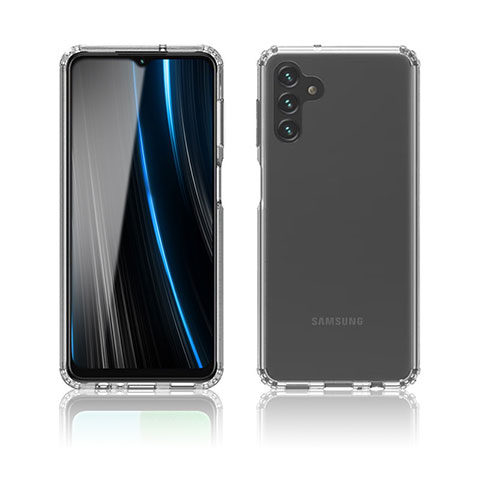 Custodia Silicone Trasparente Ultra Sottile Morbida T04 per Samsung Galaxy A04s Chiaro