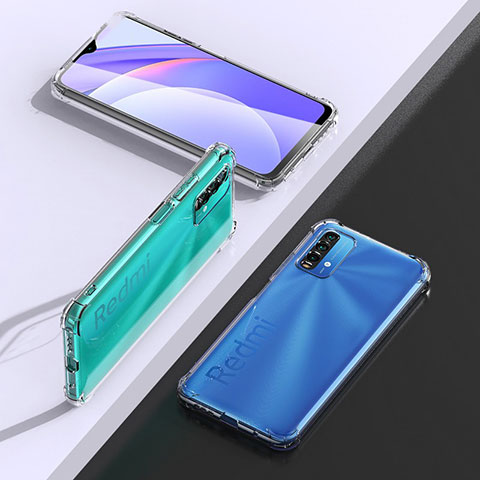 Custodia Silicone Trasparente Ultra Sottile Morbida T04 per Xiaomi Redmi 9 Power Chiaro