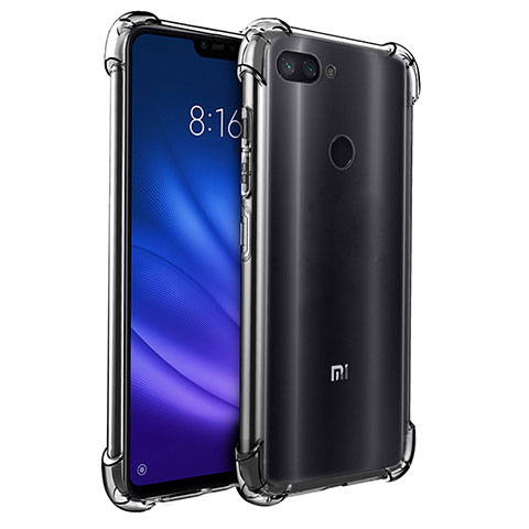 Custodia Silicone Trasparente Ultra Sottile Morbida T08 per Xiaomi Mi 8 Lite Chiaro