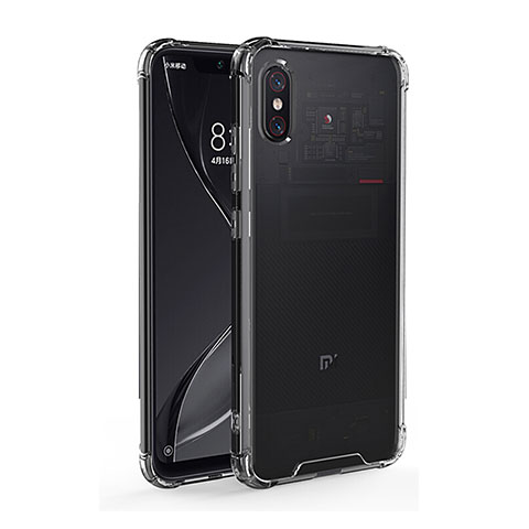 Custodia Silicone Trasparente Ultra Sottile Morbida T08 per Xiaomi Mi 8 Pro Global Version Chiaro