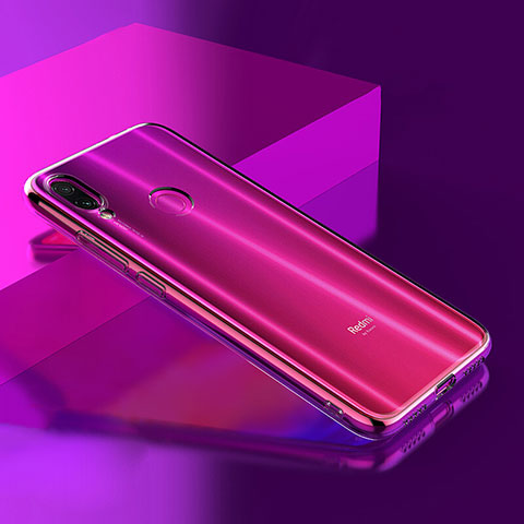 Custodia Silicone Trasparente Ultra Sottile Morbida T08 per Xiaomi Redmi Note 7 Pro Chiaro