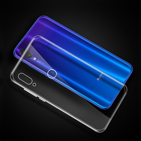 Custodia Silicone Trasparente Ultra Sottile Morbida T11 per Xiaomi Redmi Note 7 Chiaro