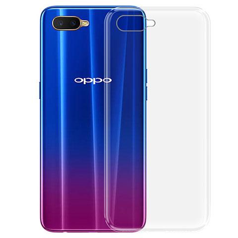 Custodia Silicone Trasparente Ultra Sottile Morbida Z03 per Oppo R15X Chiaro