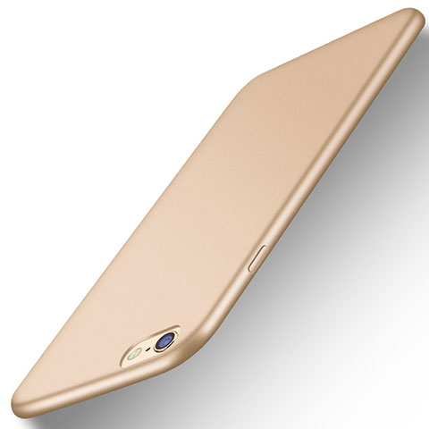 Custodia Silicone Ultra Sottile Cover Morbida U06 per Apple iPhone 6 Plus Oro