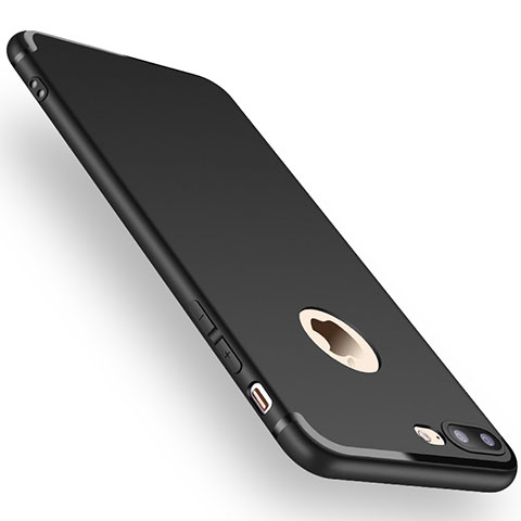 Custodia Silicone Ultra Sottile Cover Morbida Z15 per Apple iPhone 7 Plus Nero