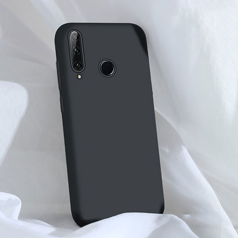 Custodia Silicone Ultra Sottile Morbida 360 Gradi Cover C01 per Huawei Honor 20i Nero