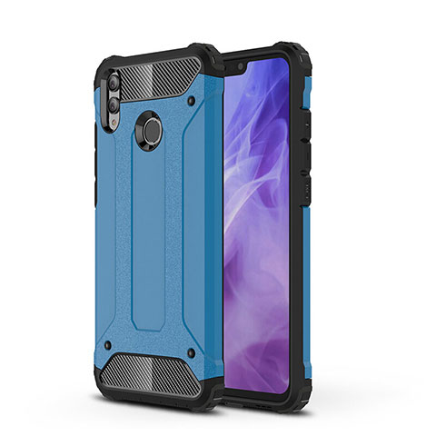 Custodia Silicone Ultra Sottile Morbida 360 Gradi Cover C01 per Huawei Honor 8X Cielo Blu