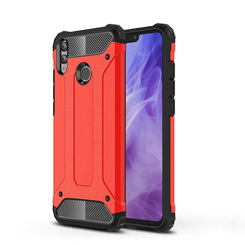 Custodia Silicone Ultra Sottile Morbida 360 Gradi Cover C01 per Huawei Honor 8X Rosso