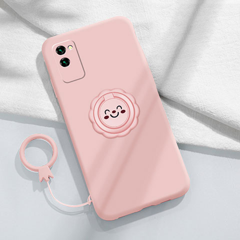 Custodia Silicone Ultra Sottile Morbida 360 Gradi Cover C01 per Huawei Honor Play4 Pro 5G Rosa