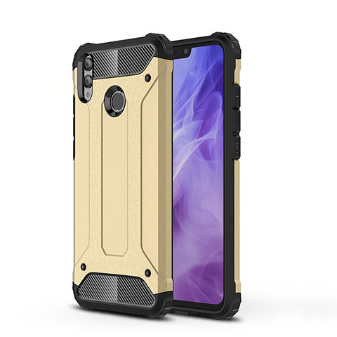 Custodia Silicone Ultra Sottile Morbida 360 Gradi Cover C01 per Huawei Honor View 10 Lite Oro