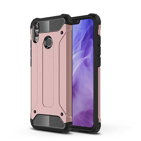 Custodia Silicone Ultra Sottile Morbida 360 Gradi Cover C01 per Huawei Honor View 10 Lite Oro Rosa