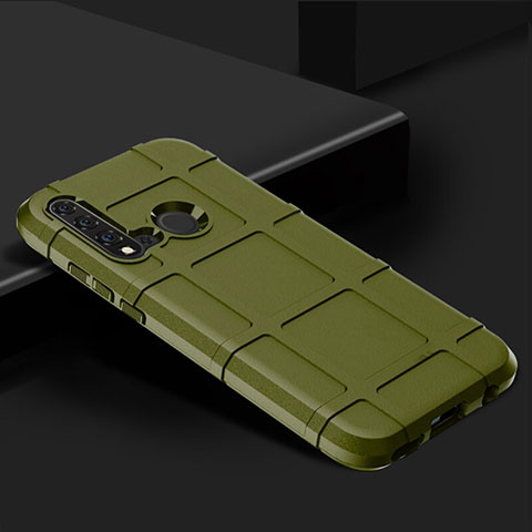 Custodia Silicone Ultra Sottile Morbida 360 Gradi Cover C01 per Huawei Nova 5i Verde