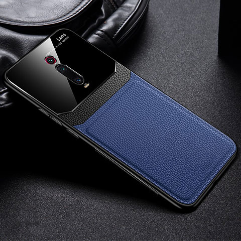 Custodia Silicone Ultra Sottile Morbida 360 Gradi Cover C01 per Xiaomi Mi 9T Pro Blu