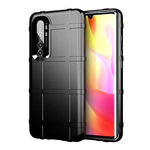 Custodia Silicone Ultra Sottile Morbida 360 Gradi Cover C01 per Xiaomi Mi Note 10 Lite Nero