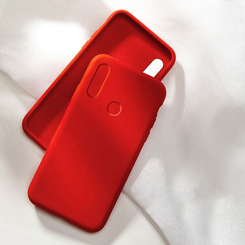 Custodia Silicone Ultra Sottile Morbida 360 Gradi Cover C02 per Huawei Honor 20 Lite Rosso