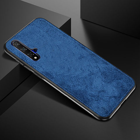 Custodia Silicone Ultra Sottile Morbida 360 Gradi Cover C02 per Huawei Honor 20S Blu