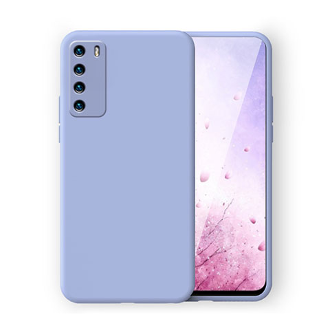 Custodia Silicone Ultra Sottile Morbida 360 Gradi Cover C02 per Huawei Honor Play4 5G Grigio Lavanda