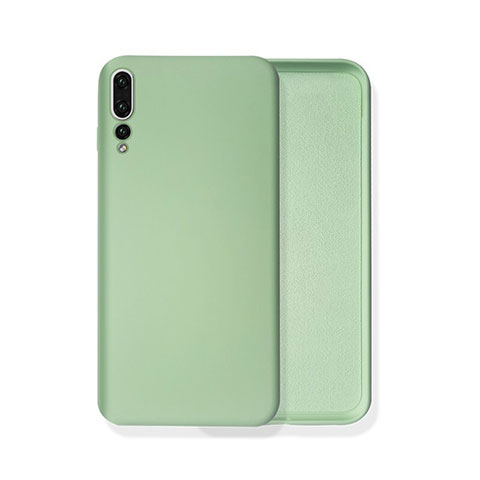 Custodia Silicone Ultra Sottile Morbida 360 Gradi Cover C02 per Huawei P20 Pro Verde