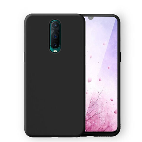 Custodia Silicone Ultra Sottile Morbida 360 Gradi Cover C02 per Oppo R17 Pro Nero