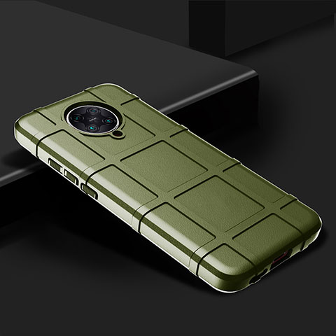 Custodia Silicone Ultra Sottile Morbida 360 Gradi Cover C02 per Xiaomi Redmi K30 Pro 5G Verde