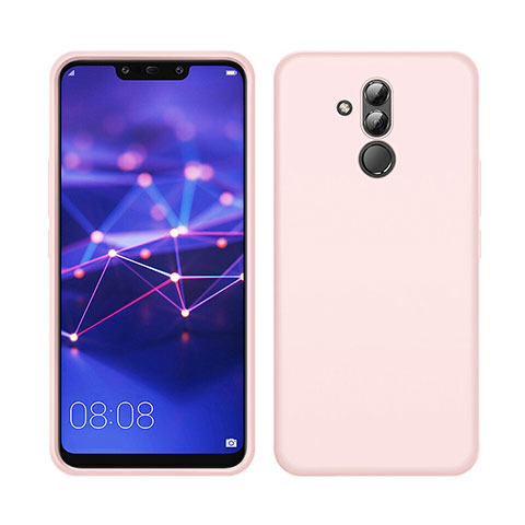 Custodia Silicone Ultra Sottile Morbida 360 Gradi Cover C03 per Huawei Mate 20 Lite Rosa