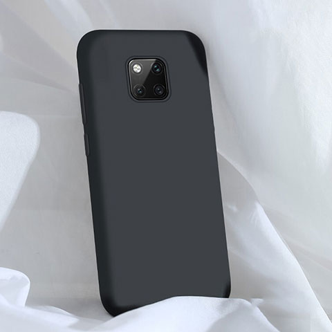 Custodia Silicone Ultra Sottile Morbida 360 Gradi Cover C03 per Huawei Mate 20 Pro Nero