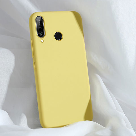 Custodia Silicone Ultra Sottile Morbida 360 Gradi Cover C03 per Huawei Nova 4e Giallo