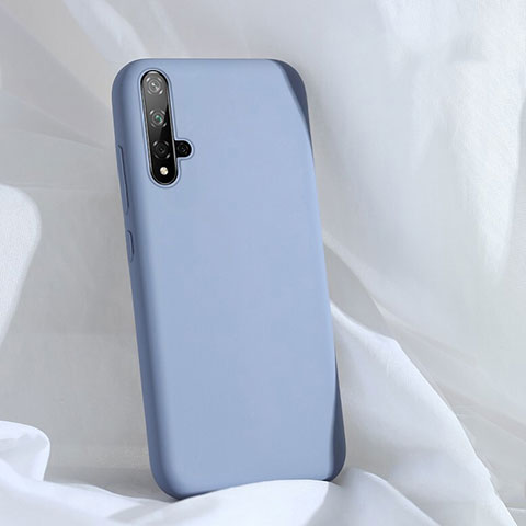 Custodia Silicone Ultra Sottile Morbida 360 Gradi Cover C03 per Huawei Nova 5 Grigio