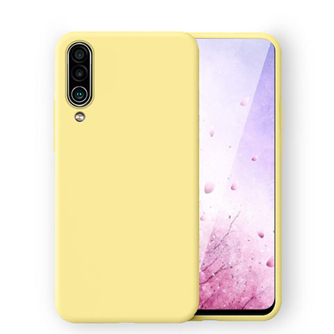 Custodia Silicone Ultra Sottile Morbida 360 Gradi Cover C03 per Samsung Galaxy A70 Giallo