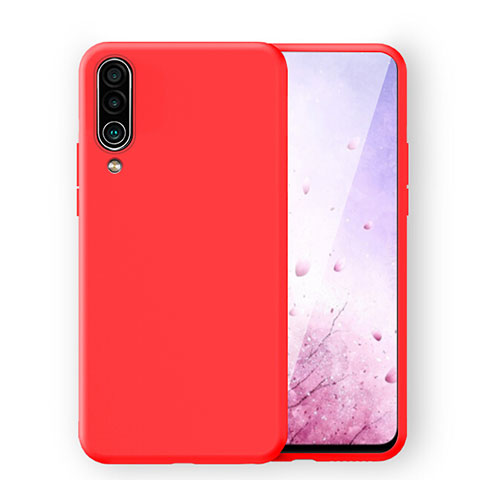 Custodia Silicone Ultra Sottile Morbida 360 Gradi Cover C03 per Samsung Galaxy A90 5G Rosso