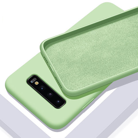 Custodia Silicone Ultra Sottile Morbida 360 Gradi Cover C03 per Samsung Galaxy S10 5G Verde