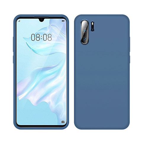 Custodia Silicone Ultra Sottile Morbida 360 Gradi Cover C04 per Huawei P30 Pro New Edition Blu