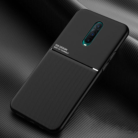 Custodia Silicone Ultra Sottile Morbida 360 Gradi Cover C04 per Oppo RX17 Pro Nero