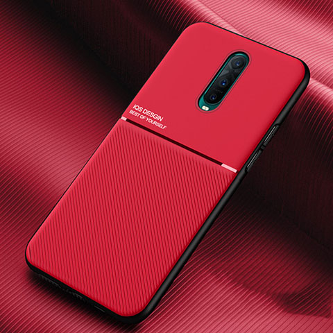 Custodia Silicone Ultra Sottile Morbida 360 Gradi Cover C04 per Oppo RX17 Pro Rosso