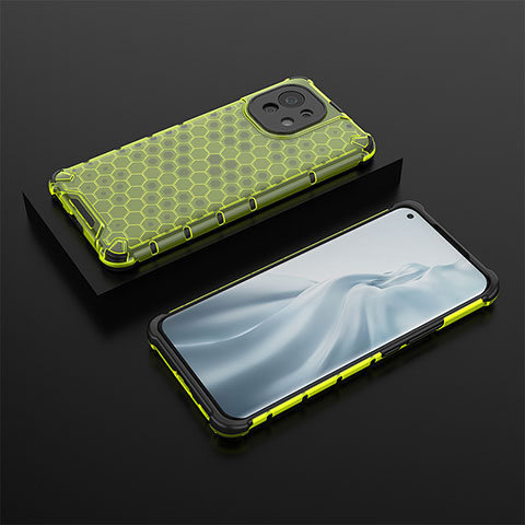 Custodia Silicone Ultra Sottile Morbida 360 Gradi Cover C04 per Xiaomi Mi 11 Lite 5G NE Verde