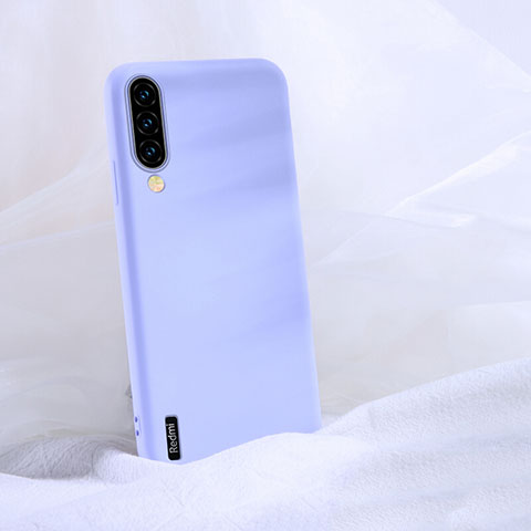 Custodia Silicone Ultra Sottile Morbida 360 Gradi Cover C04 per Xiaomi Mi A3 Viola