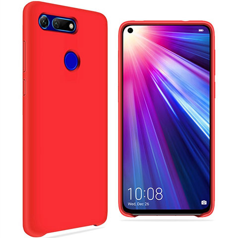 Custodia Silicone Ultra Sottile Morbida 360 Gradi Cover C05 per Huawei Honor V20 Rosso