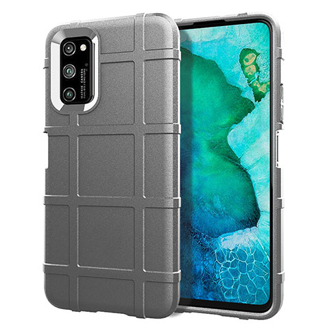 Custodia Silicone Ultra Sottile Morbida 360 Gradi Cover C05 per Huawei Honor V30 Pro 5G Argento