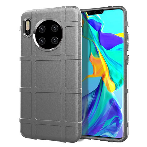 Custodia Silicone Ultra Sottile Morbida 360 Gradi Cover C05 per Huawei Mate 30 Pro Grigio