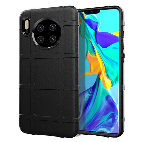 Custodia Silicone Ultra Sottile Morbida 360 Gradi Cover C05 per Huawei Mate 30E Pro 5G Nero