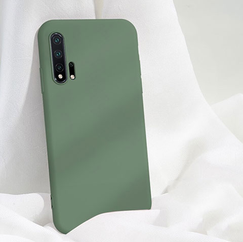 Custodia Silicone Ultra Sottile Morbida 360 Gradi Cover C05 per Huawei Nova 6 Ciano