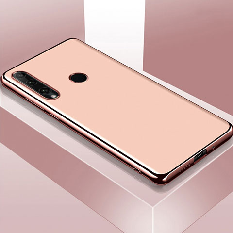 Custodia Silicone Ultra Sottile Morbida 360 Gradi Cover C05 per Huawei P Smart+ Plus (2019) Oro Rosa