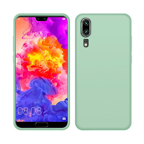 Custodia Silicone Ultra Sottile Morbida 360 Gradi Cover C05 per Huawei P20 Verde