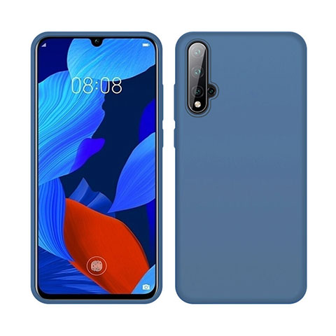 Custodia Silicone Ultra Sottile Morbida 360 Gradi Cover C06 per Huawei Nova 5 Blu